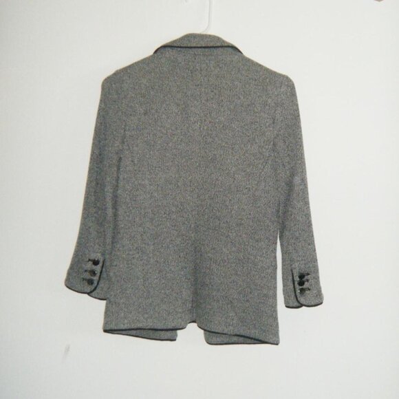 skies are blue gray triblend collared blazer with buttons on the cuff & pockets - Picture 7 of 8